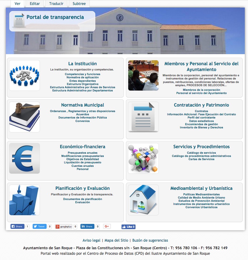 El Portal De Transparencia Cumple Al 100 La Ley San Roque 2809